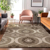 Piper Looms Mayfield Medallions AMF858 Taupe Machine Washable Area Rug Lifestyle Image Feature