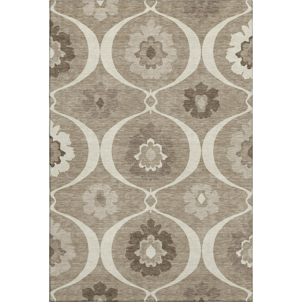 Piper Looms Mayfield Medallions AMF858 Taupe Machine Washable Area Rug main image