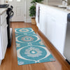 Piper Looms Mayfield Medallions AMF858 Teal Machine Washable Area Rug Runner Lifestyle Image Feature