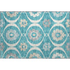 Piper Looms Mayfield Medallions AMF858 Teal Machine Washable Area Rug Scatter Main Image