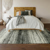 Piper Looms Mayfield Stripes AMF859 Black Machine Washable Area Rug Lifestyle Image Feature