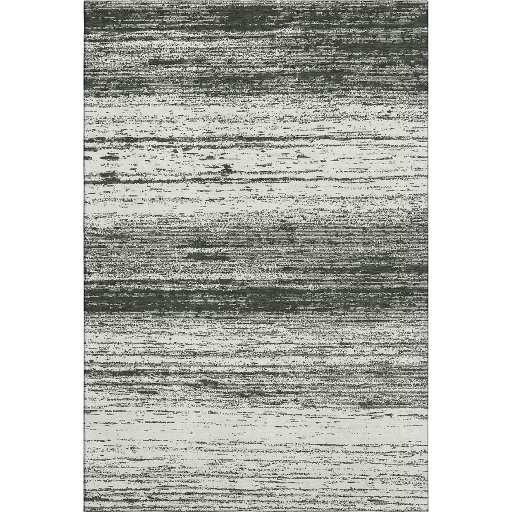 Piper Looms Mayfield Stripes AMF859 Black Machine Washable Area Rug main image