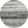Piper Looms Mayfield Stripes AMF859 Black Machine Washable Area Rug Round Main Image