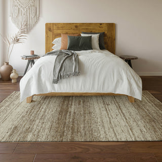 Piper Looms Mayfield Stripes AMF859 Brown Machine Washable Area Rug Lifestyle Image Feature