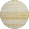 Piper Looms Mayfield Stripes AMF859 Gold Machine Washable Area Rug Round Main Image