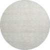 Piper Looms Mayfield Stripes AMF859 Ivory Machine Washable Area Rug Round Main Image