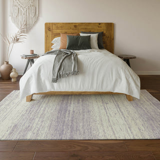 Piper Looms Mayfield Stripes AMF859 Lavender Machine Washable Area Rug Lifestyle Image Feature
