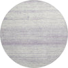 Piper Looms Mayfield Stripes AMF859 Lavender Machine Washable Area Rug Round Main Image