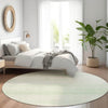 Piper Looms Mayfield Stripes AMF859 Mint Machine Washable Area Rug Round Lifestyle Image Feature