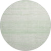 Piper Looms Mayfield Stripes AMF859 Mint Machine Washable Area Rug Round Main Image