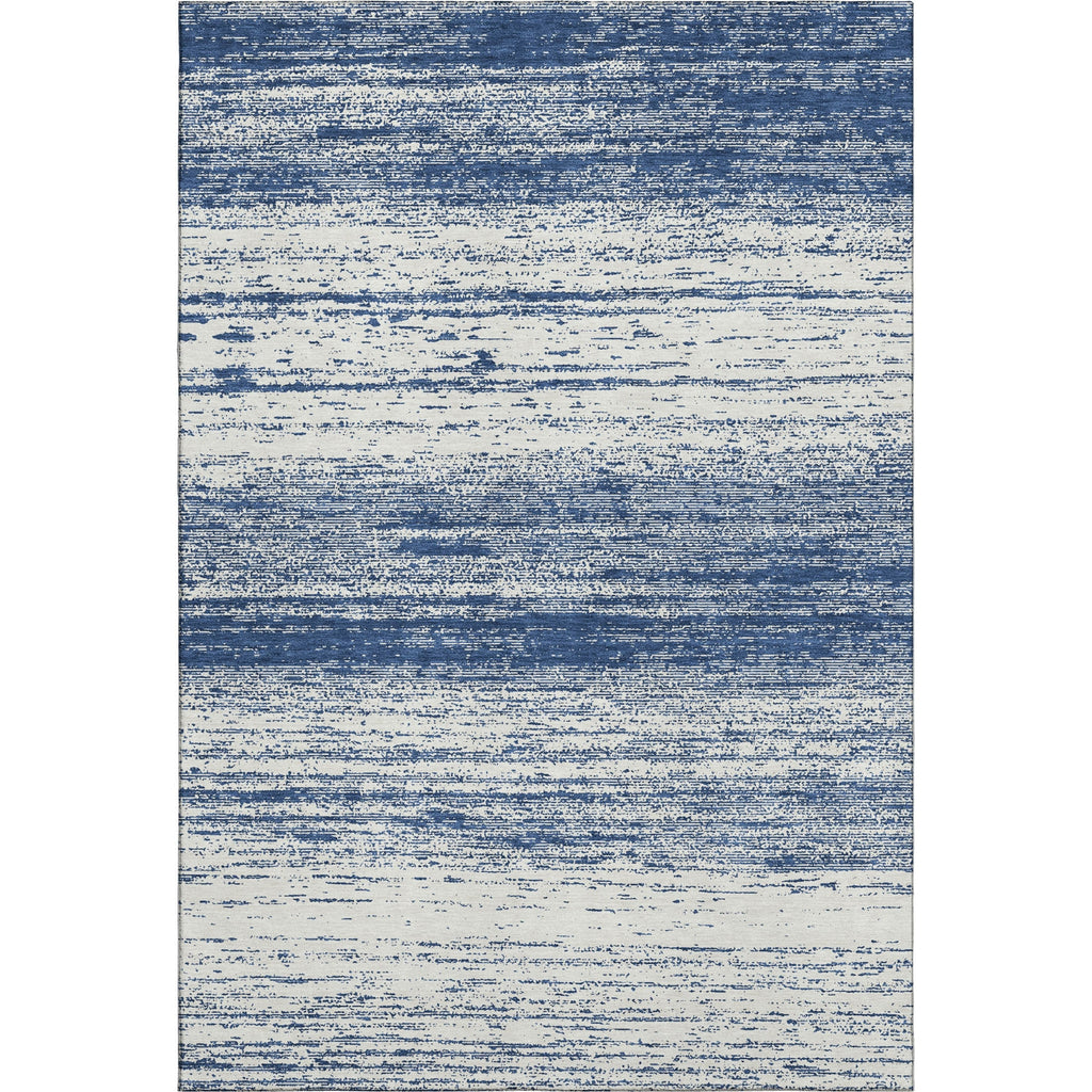 Piper Looms Mayfield Stripes AMF859 Navy Machine Washable Area Rug main image