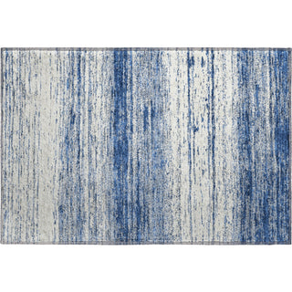 Piper Looms Mayfield Stripes AMF859 Navy Machine Washable Area Rug Scatter Main Image