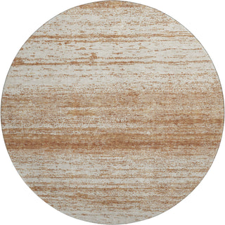 Piper Looms Mayfield Stripes AMF859 Paprika Machine Washable Area Rug Round Main Image