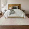Piper Looms Mayfield Stripes AMF859 Pink Machine Washable Area Rug Lifestyle Image Feature