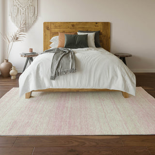 Piper Looms Mayfield Stripes AMF859 Pink Machine Washable Area Rug Lifestyle Image Feature