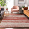 Piper Looms Mayfield Stripes AMF859 Red Machine Washable Area Rug Lifestyle Image Feature