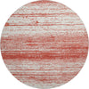 Piper Looms Mayfield Stripes AMF859 Red Machine Washable Area Rug Round Main Image