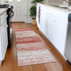 Piper Looms Mayfield Stripes AMF859 Red Machine Washable Area Rug Runner Lifestyle Image Feature