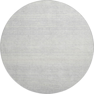 Piper Looms Mayfield Stripes AMF859 Silver Machine Washable Area Rug Round Main Image