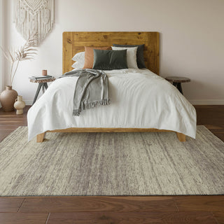 Piper Looms Mayfield Stripes AMF859 Taupe Machine Washable Area Rug Lifestyle Image Feature