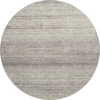 Piper Looms Mayfield Stripes AMF859 Taupe Machine Washable Area Rug Round Main Image