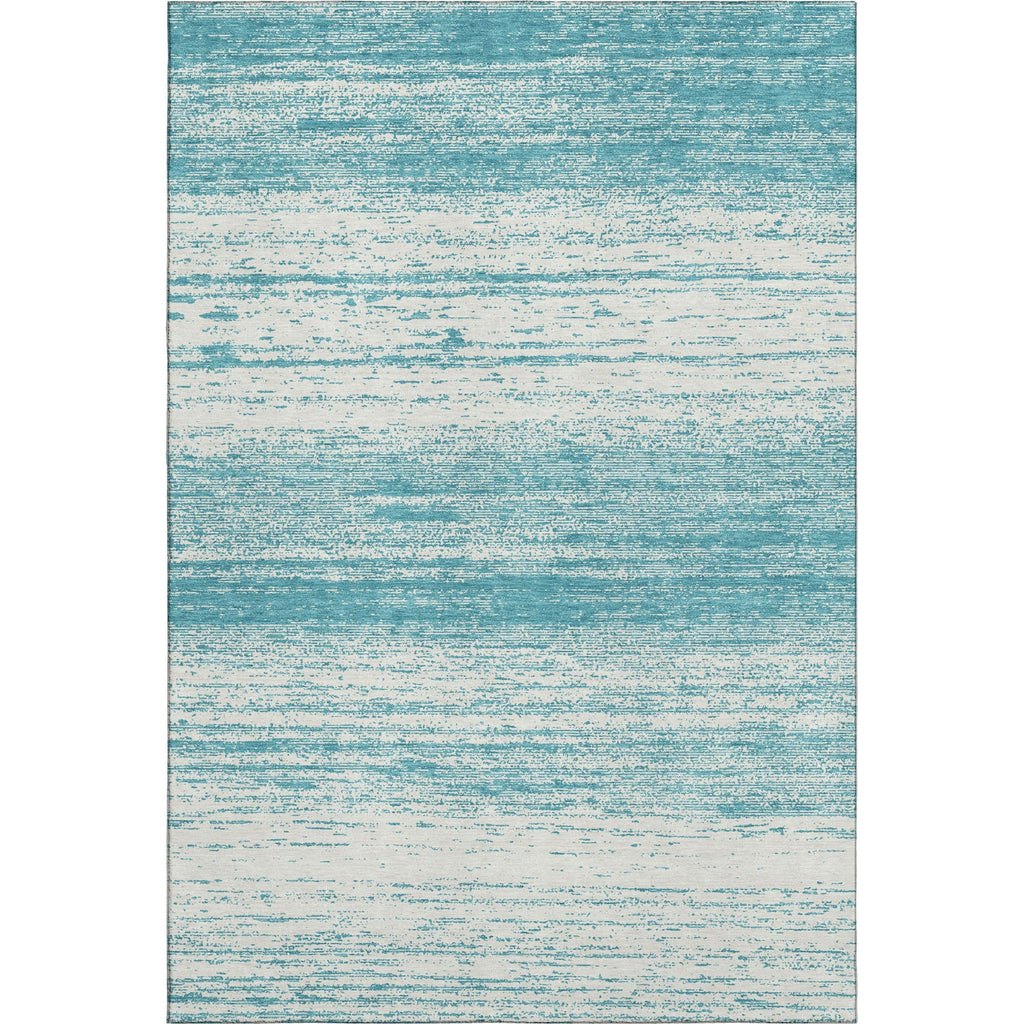 Piper Looms Mayfield Stripes AMF859 Teal Machine Washable Area Rug main image