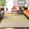 Piper Looms Mayfield Stripes AMF859 Yellow Machine Washable Area Rug Lifestyle Image Feature