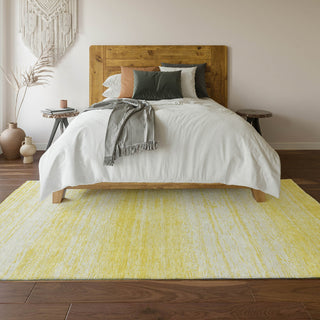Piper Looms Mayfield Stripes AMF859 Yellow Machine Washable Area Rug Lifestyle Image Feature