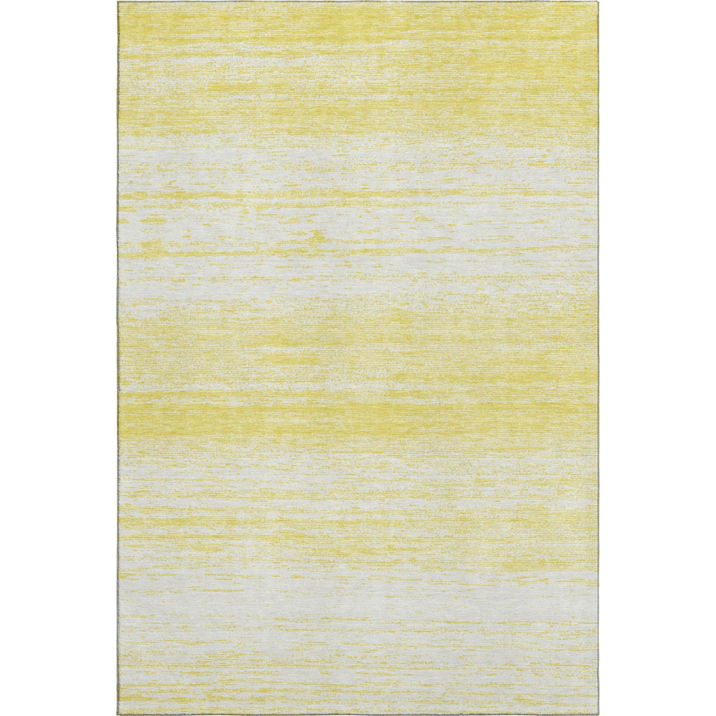 Piper Looms Mayfield Stripes AMF859 Yellow Machine Washable Area Rug main image