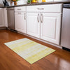 Piper Looms Mayfield Stripes AMF859 Yellow Machine Washable Area Rug Scatter Lifestyle Image Feature