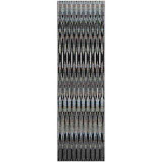Piper Looms Mayfield Southwest AMF860 Black Machine Washable Area Rug Runner Main Image