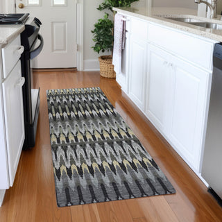 Piper Looms Mayfield Southwest AMF860 Charcoal Machine Washable Area Rug Runner Lifestyle Image Feature