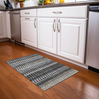 Piper Looms Mayfield Southwest AMF860 Charcoal Machine Washable Area Rug Scatter Lifestyle Image Feature