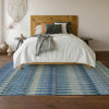 Piper Looms Mayfield Southwest AMF860 Denim Machine Washable Area Rug Lifestyle Image Feature
