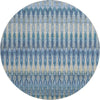 Piper Looms Mayfield Southwest AMF860 Denim Machine Washable Area Rug Round Main Image