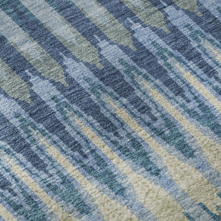 Piper Looms Mayfield Southwest AMF860 Denim Machine Washable Area Rug Swatch Image