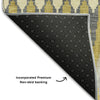Piper Looms Mayfield Southwest AMF860 Gold Machine Washable Area Rug Backing Image