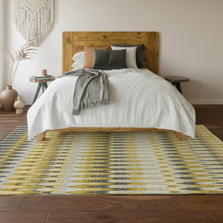 Piper Looms Mayfield Southwest AMF860 Gold Machine Washable Area Rug Lifestyle Image Feature
