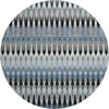 Piper Looms Mayfield Southwest AMF860 Gray Machine Washable Area Rug Round Main Image