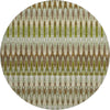 Piper Looms Mayfield Southwest AMF860 Green Machine Washable Area Rug Round Main Image