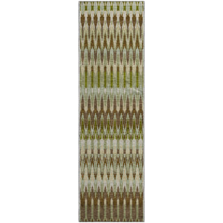 Piper Looms Mayfield Southwest AMF860 Green Machine Washable Area Rug Runner Main Image