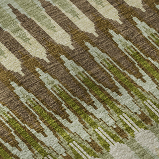Piper Looms Mayfield Southwest AMF860 Green Machine Washable Area Rug Swatch Image
