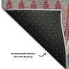 Piper Looms Mayfield Southwest AMF860 Mauve Machine Washable Area Rug Backing Image