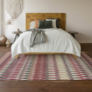 Piper Looms Mayfield Southwest AMF860 Mauve Machine Washable Area Rug Lifestyle Image Feature