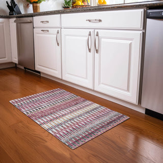 Piper Looms Mayfield Southwest AMF860 Mauve Machine Washable Area Rug Scatter Lifestyle Image Feature