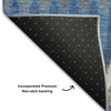 Piper Looms Mayfield Southwest AMF860 Navy Machine Washable Area Rug Backing Image