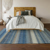 Piper Looms Mayfield Southwest AMF860 Navy Machine Washable Area Rug Lifestyle Image Feature