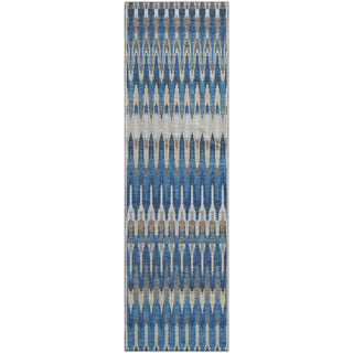 Piper Looms Mayfield Southwest AMF860 Navy Machine Washable Area Rug Runner Main Image