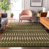 Piper Looms Mayfield Southwest AMF860 Olive Machine Washable Area Rug Lifestyle Image Feature