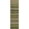 Piper Looms Mayfield Southwest AMF860 Olive Machine Washable Area Rug Runner Main Image